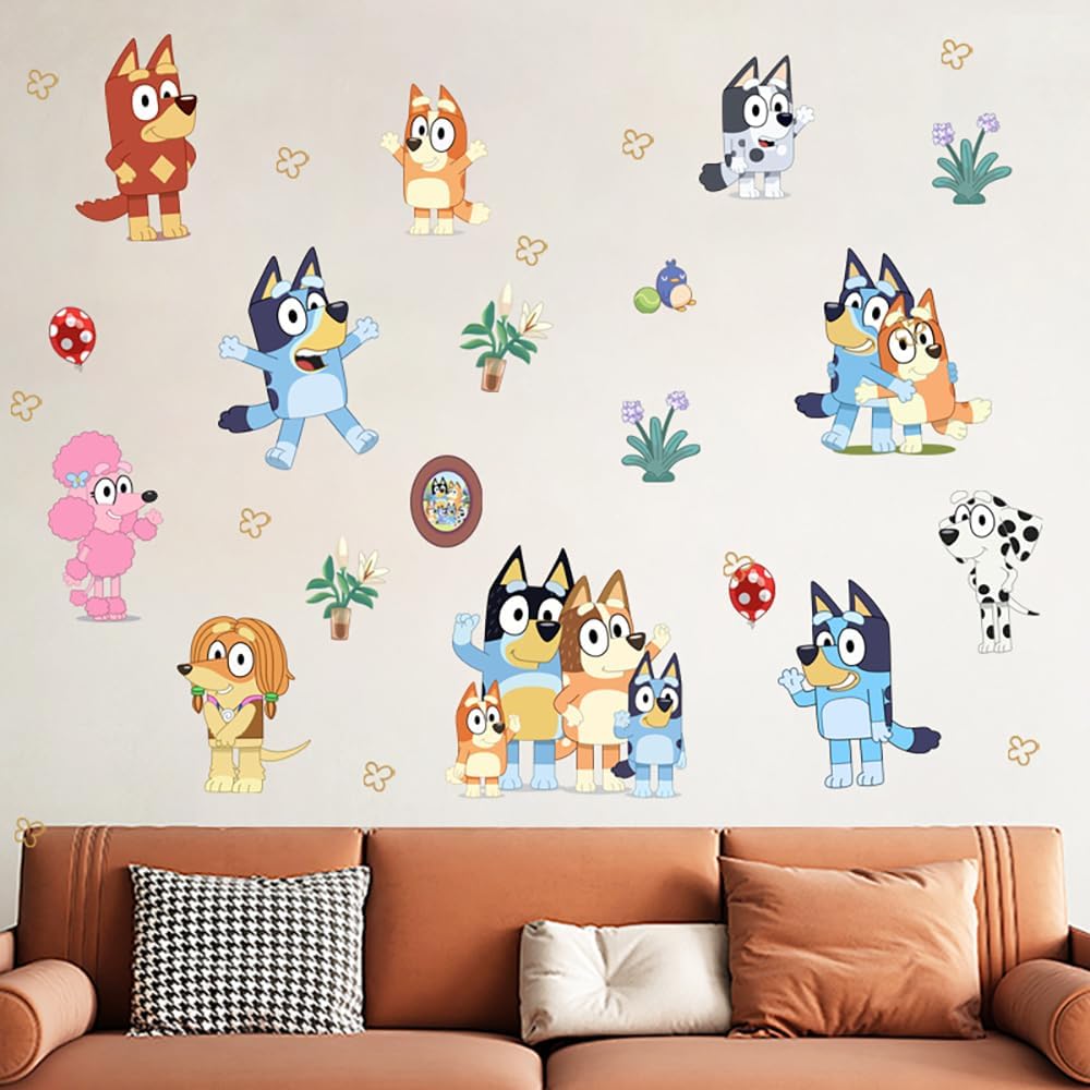 DERUN Trading Wall Decals Cute Poodle Stickers