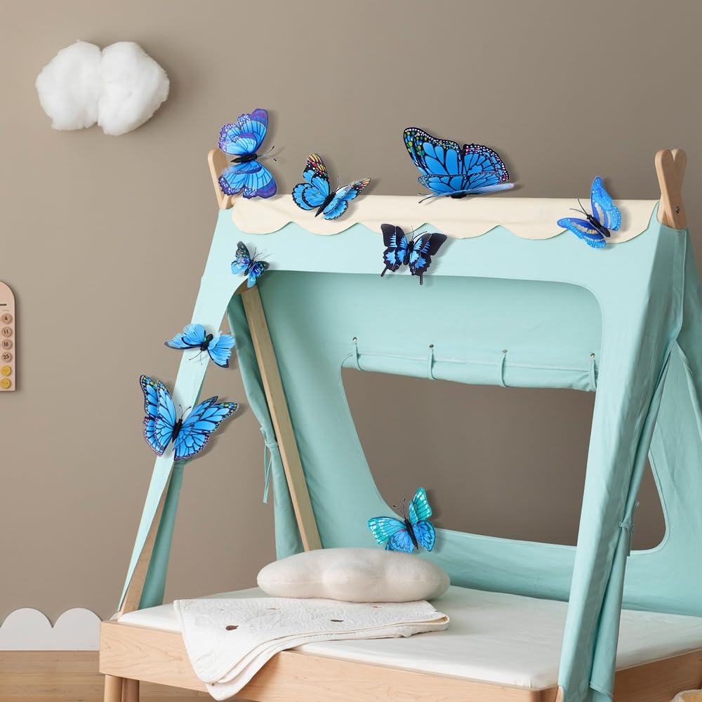 Somotersea 24Pcs 3D Butterfly Wall Decor