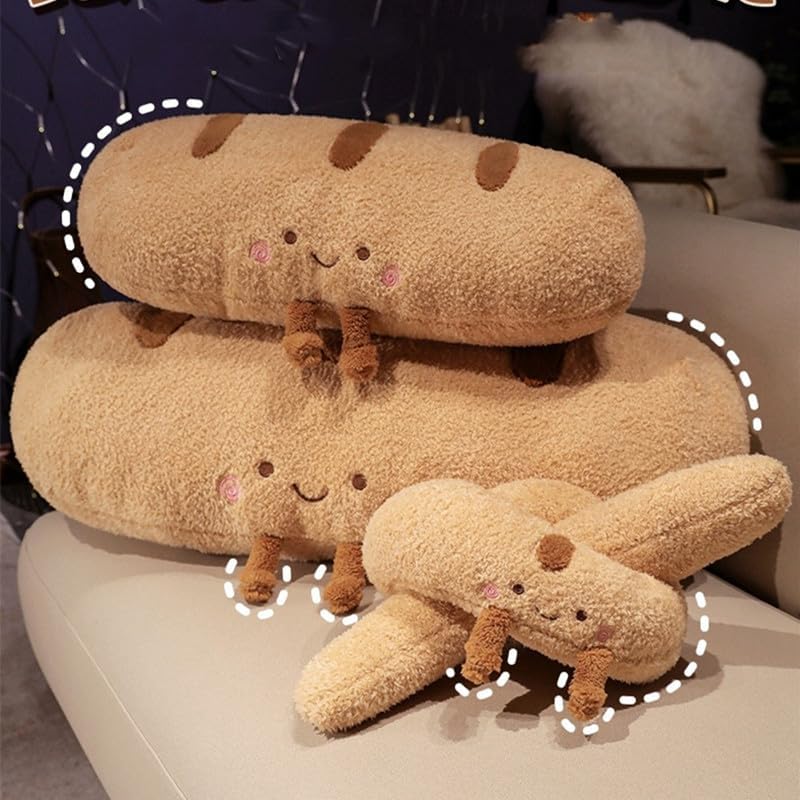 Cute Baguette Bread Plush Throw Pillow