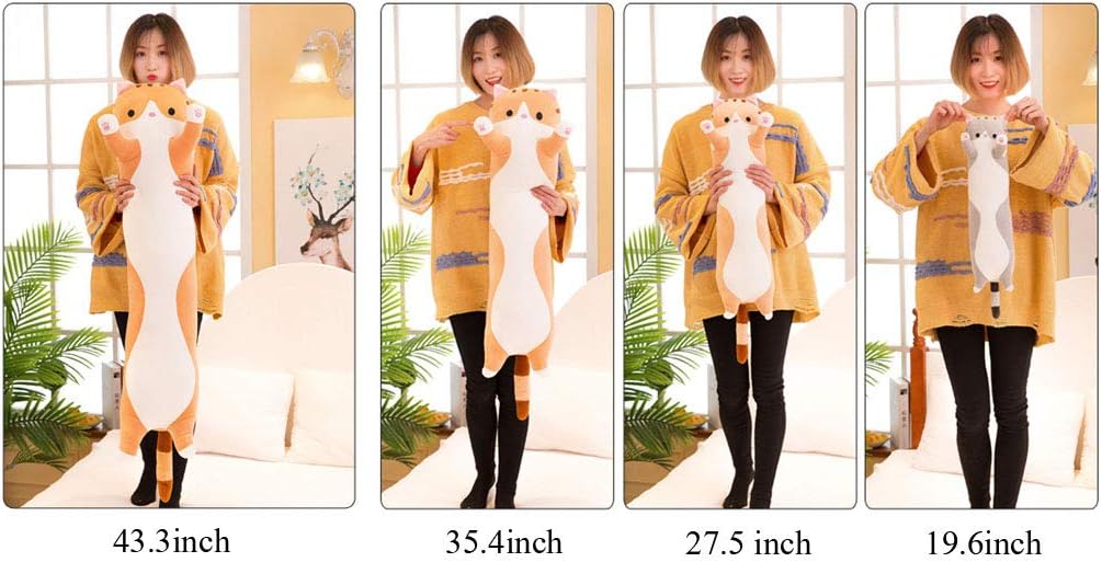 123Arts Cartoon Cat Soft Plush Pillow