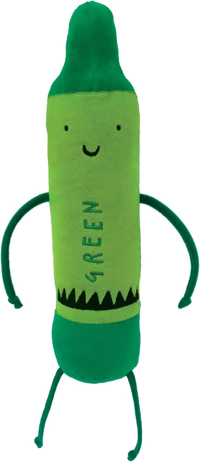 MerryMakers Green Plush Crayon Toy 12-Inch