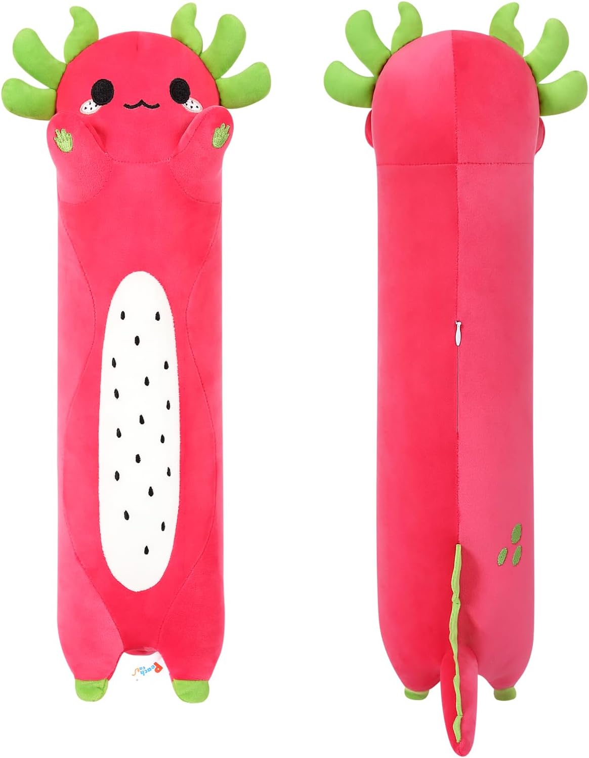 PEACH CAT Long Dragon Fruit Axolotl Plush Pillow