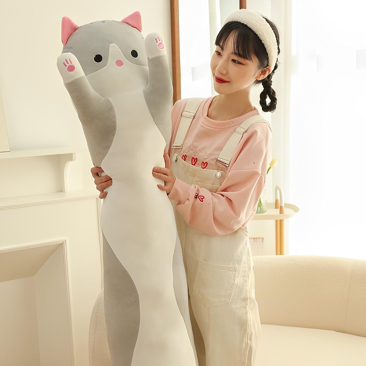 Wuyu Cute Plush Cat Pillow Toy