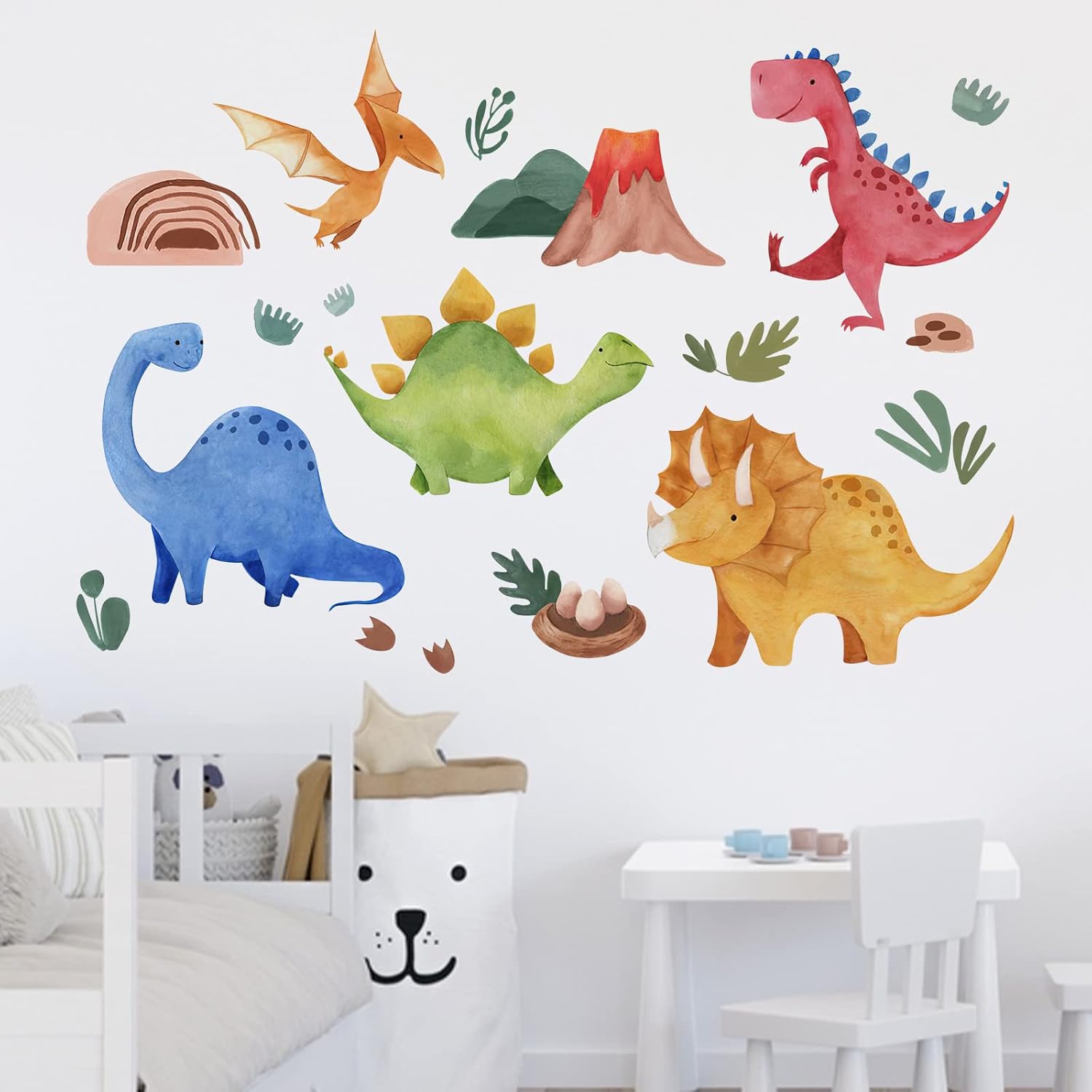 Yovkky Baby Dinosaur Wall Decals