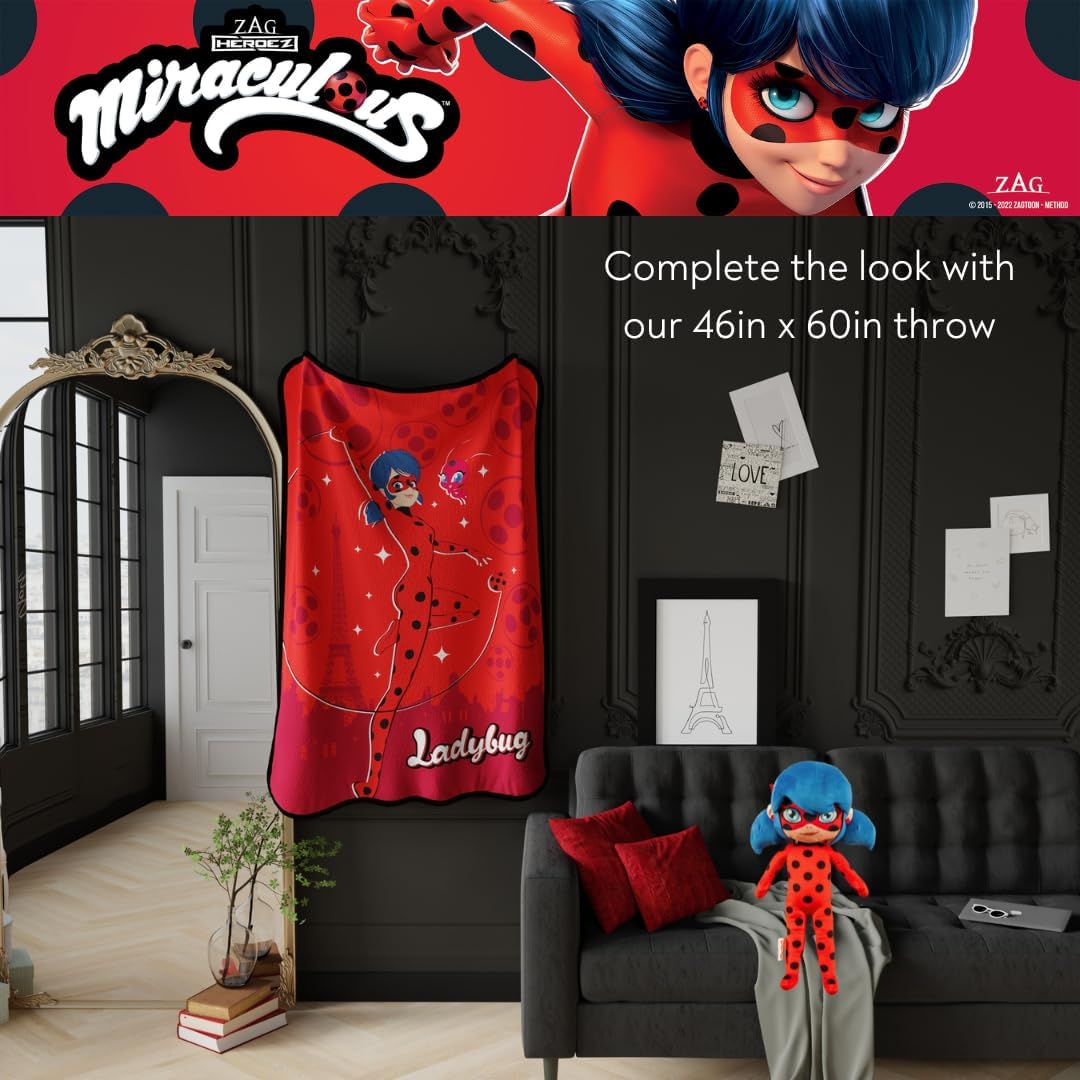Franco Miraculous Ladybug Plush Pillow