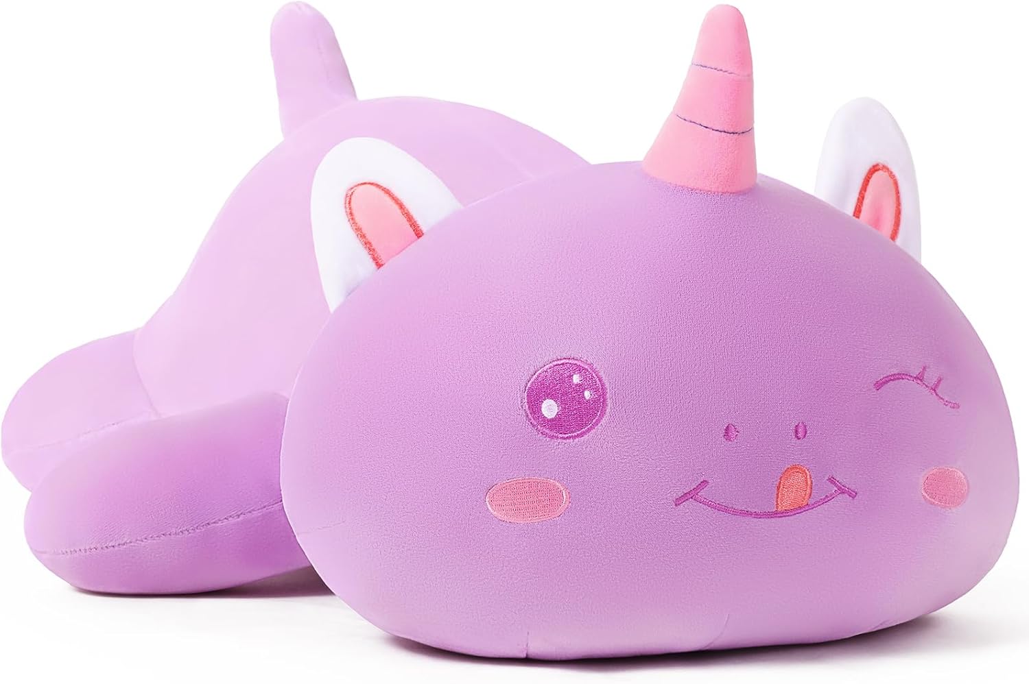 Cute Unicorn Plush Pillow - Soft Hugging Toy for Kids