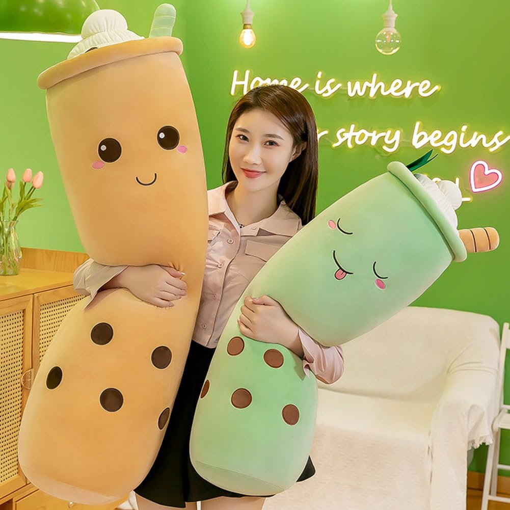 Cute Milk Tea Plush Pillow Toy