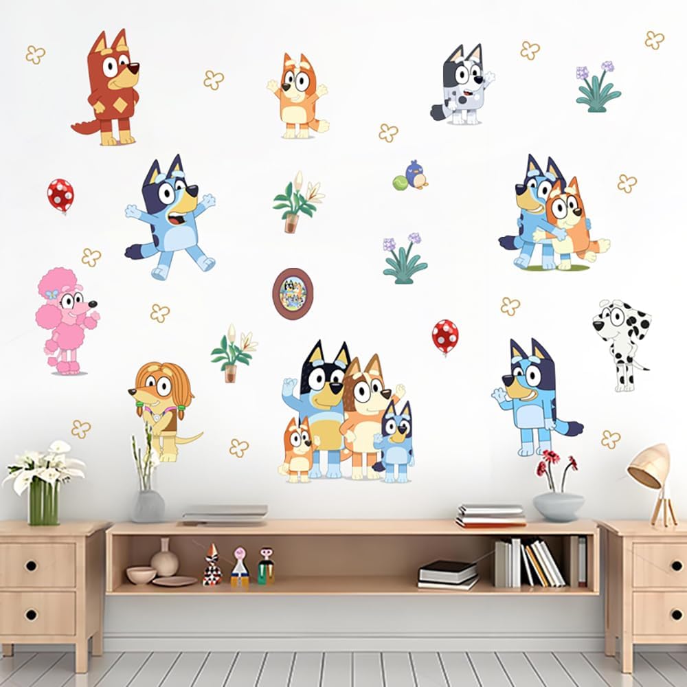 DERUN Trading Wall Decals Cute Poodle Stickers