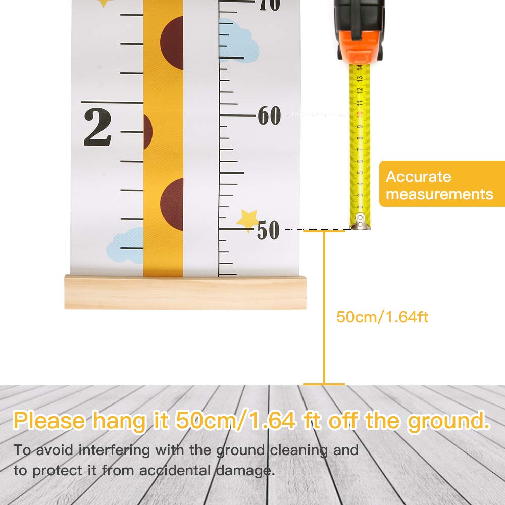 Baby Height Growth Chart for Wall Decor