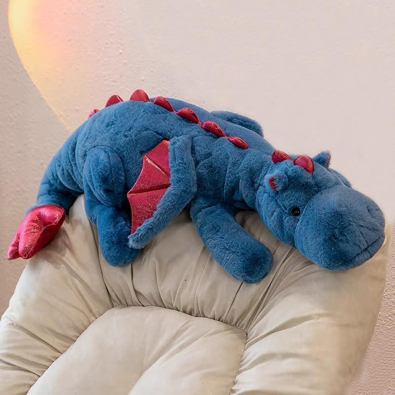 276 Inch Blue Dragon Plush Pillow
