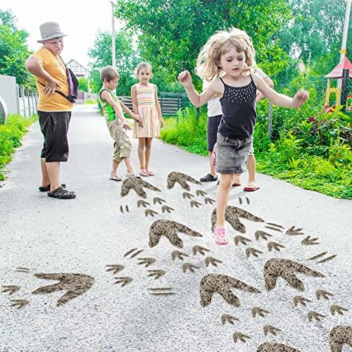 90 Pcs Dinosaur Footprints Wall Decals