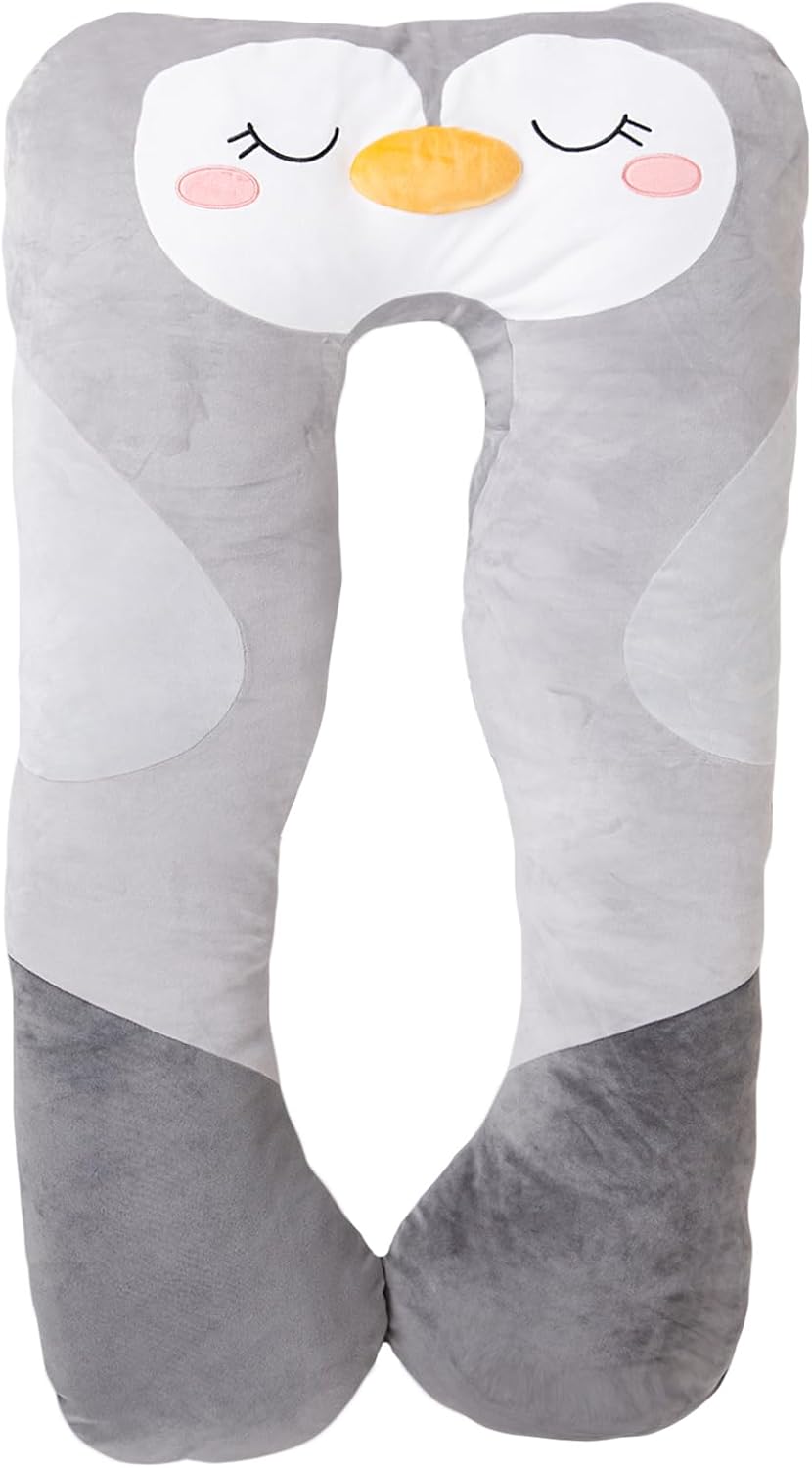 47x23 Inch U Shaped Plush Body Pillow for Kids 1