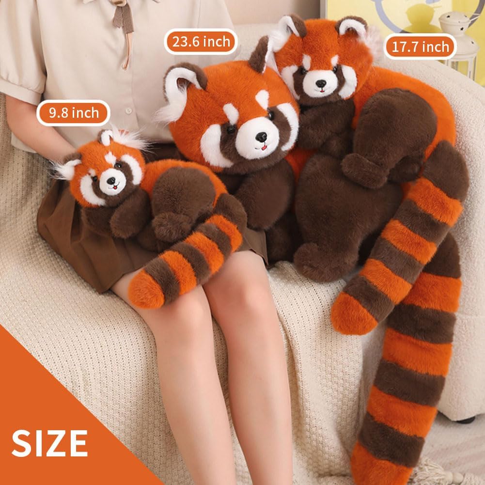 98 Inch Red Panda Weighted Plush