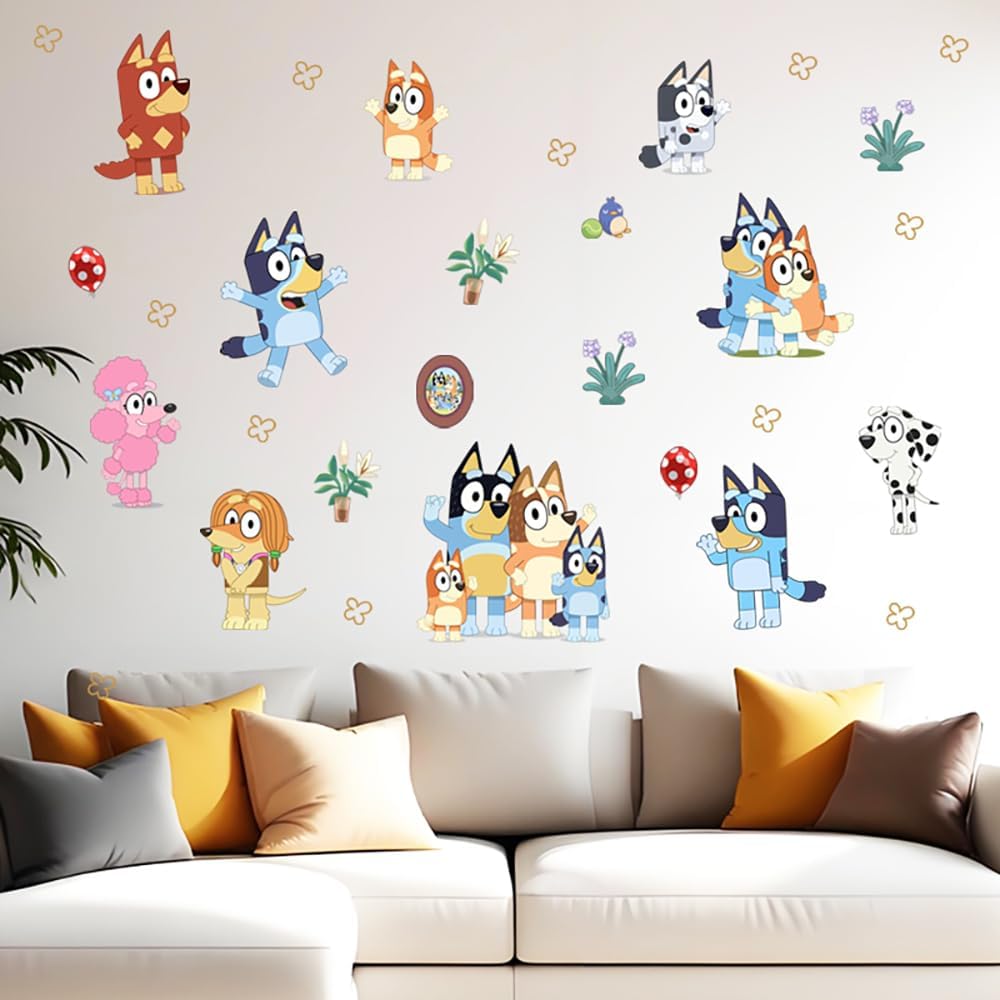 DERUN Trading Wall Decals Cute Poodle Stickers