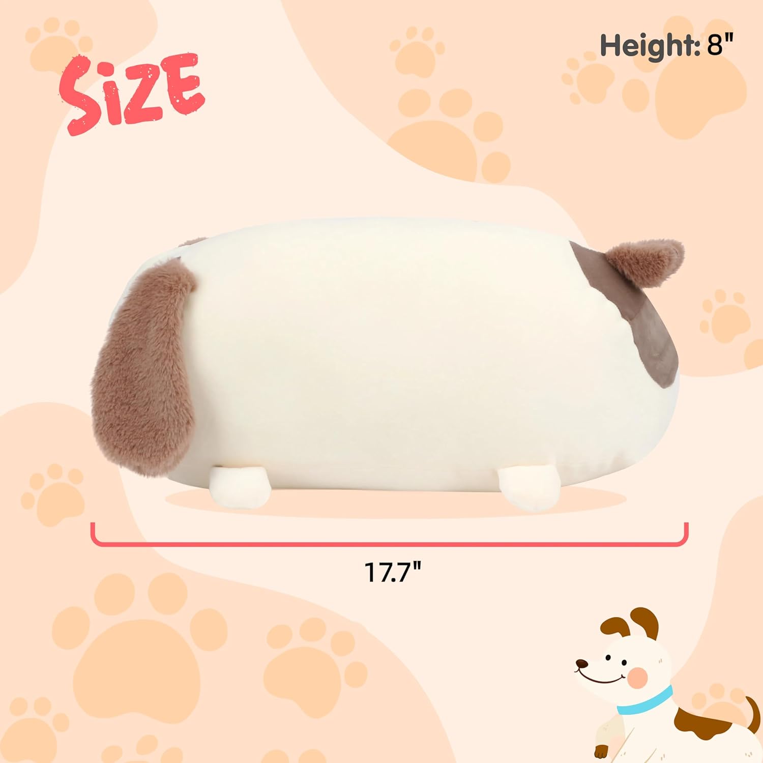 Cuteoy 177 Inch Plush Pillow for Kids