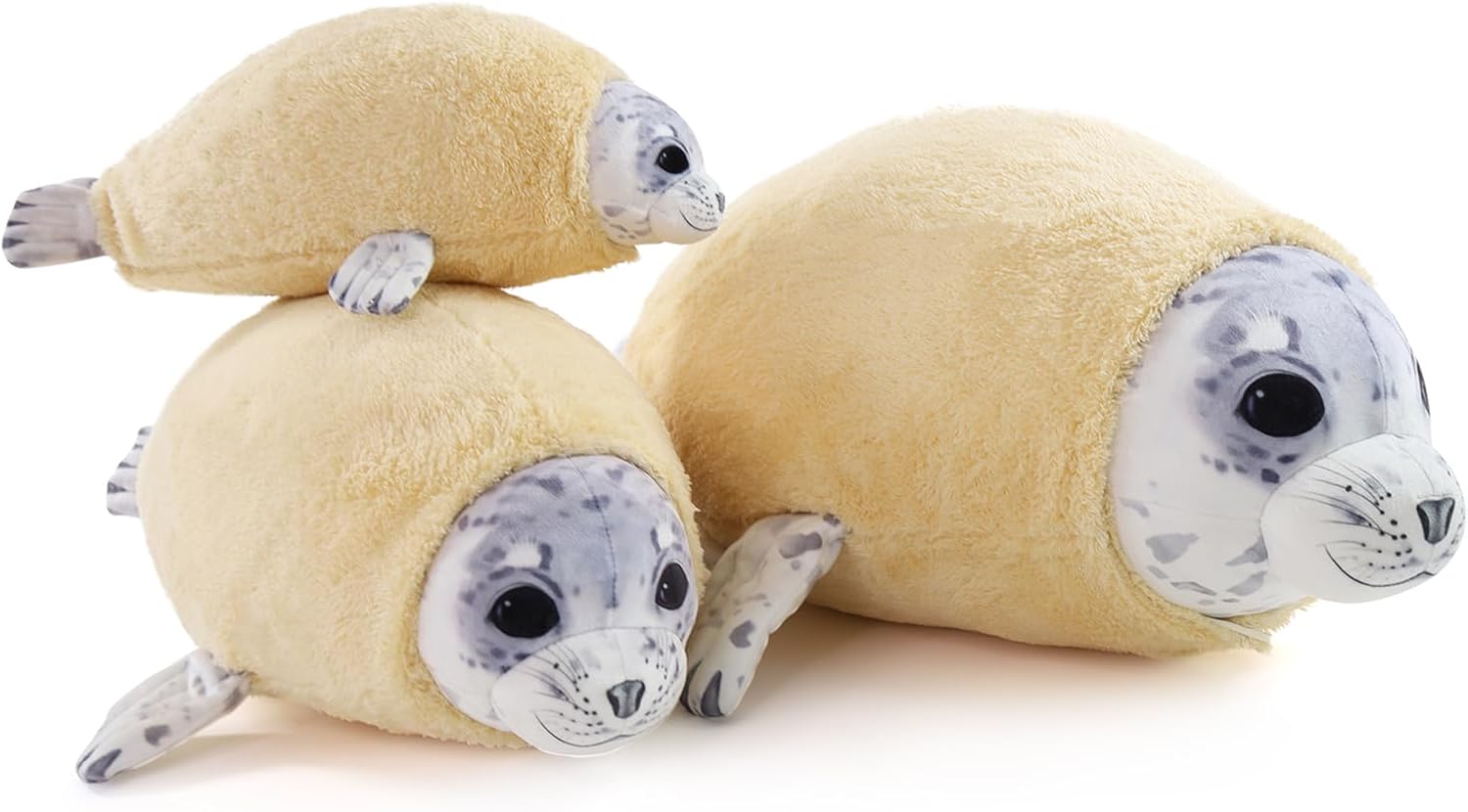 Chubby Blob Young Seal Plush Pillow Toy