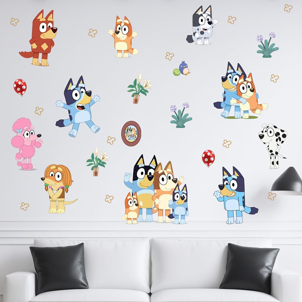 DERUN Trading Wall Decals Cute Poodle Stickers