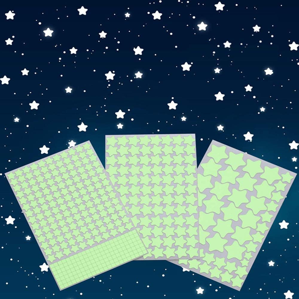 Aooyaoo Glow in The Dark Stars Wall Stickers