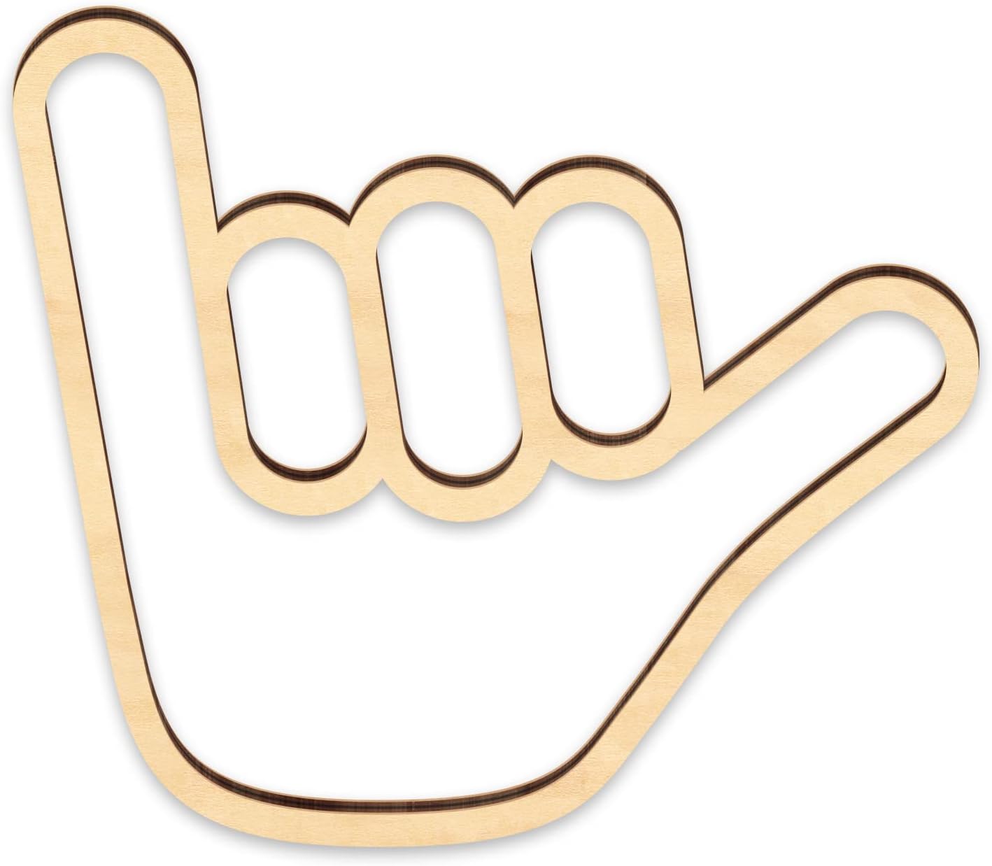 Shaka Wooden Wall Sign for Home Decor