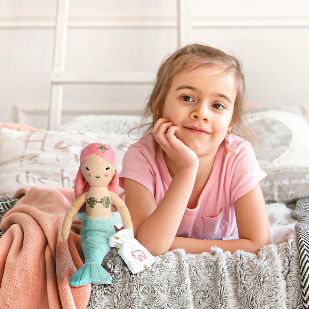 MON AMI Mermaid Tooth Fairy Doll 10 Inch