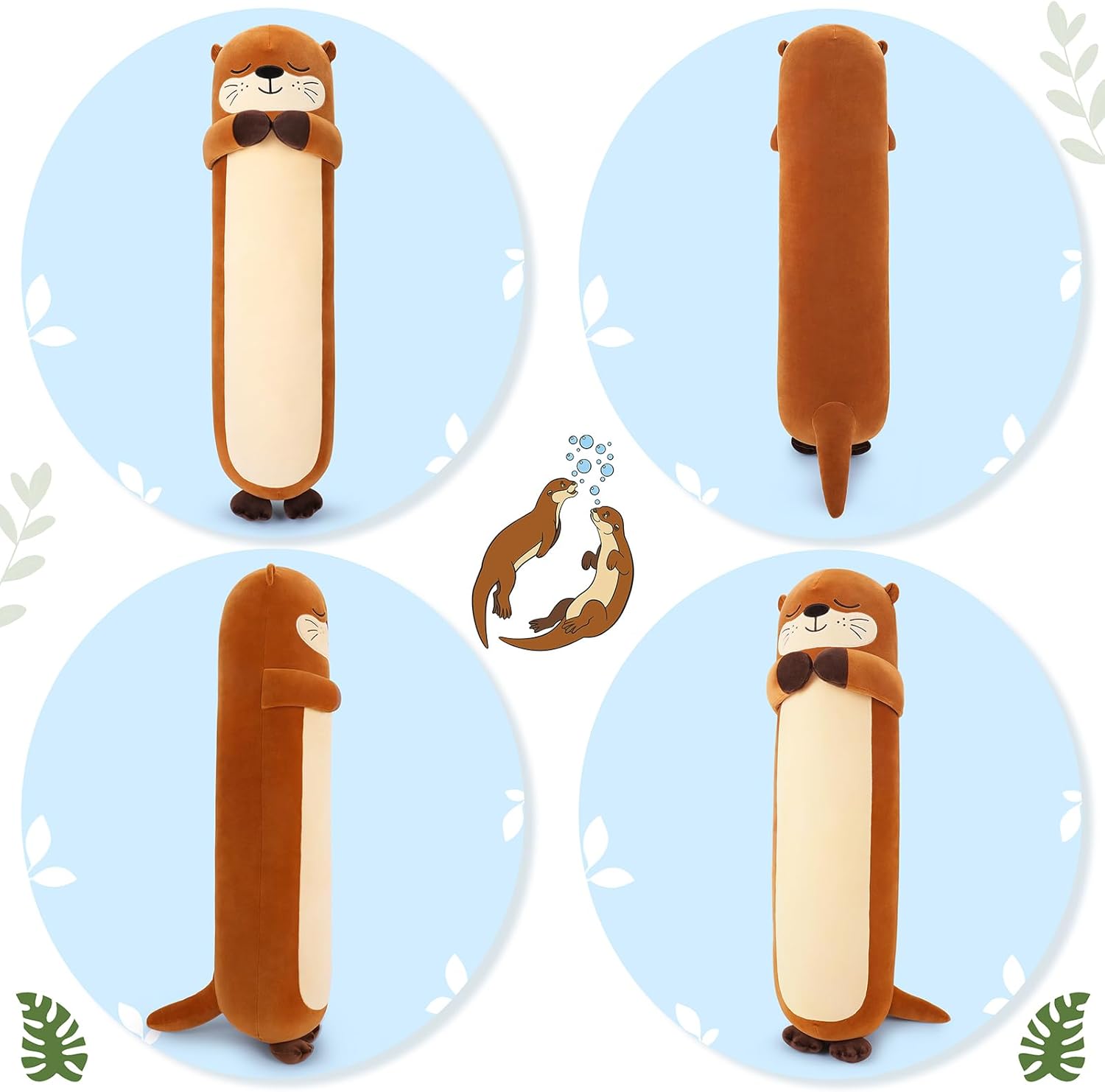 Kawaii Large Plush Otter Pillow