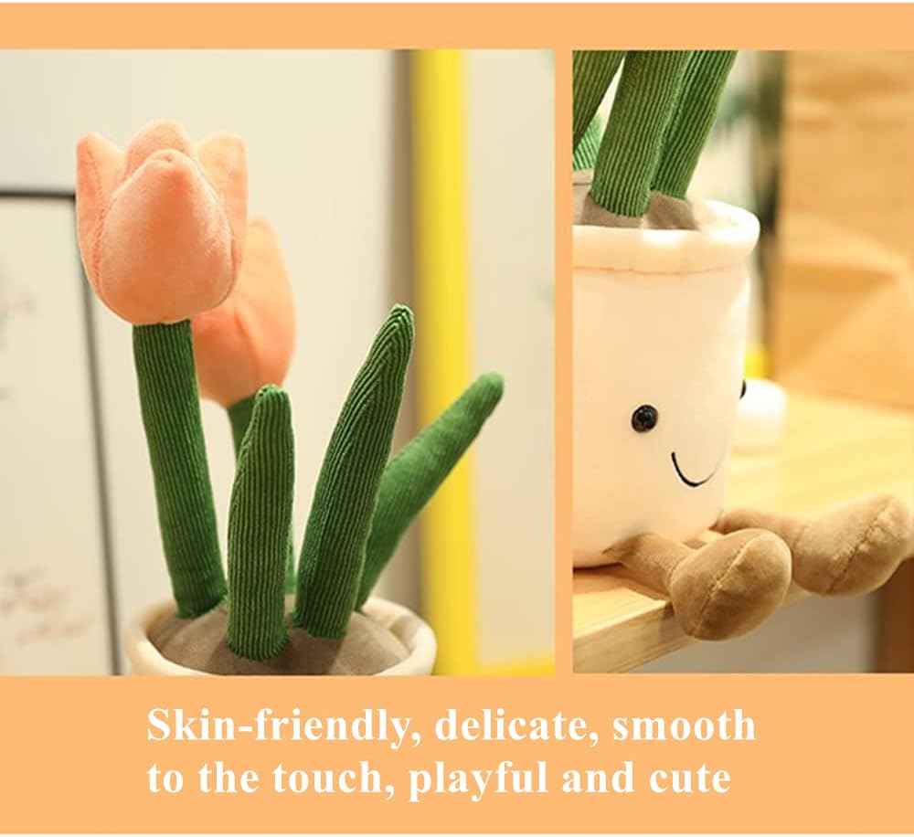 WuZhou Tulip Plush Pillow Toy