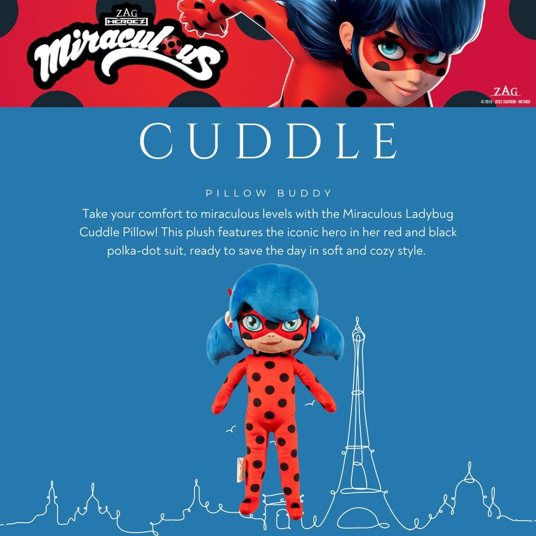 Franco Miraculous Ladybug Plush Pillow