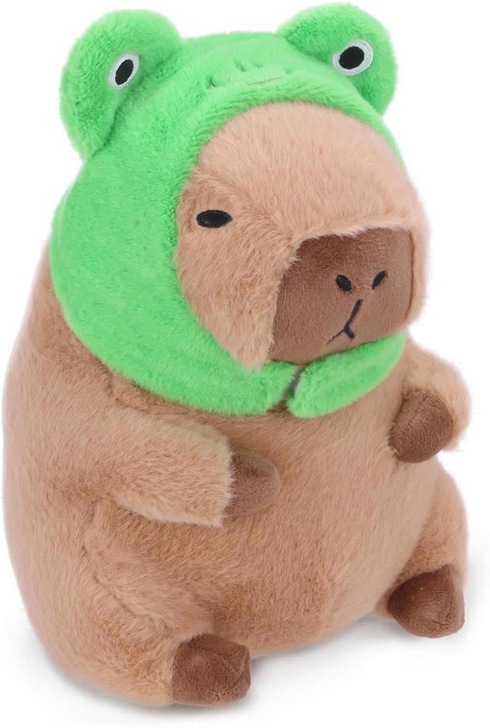 RichRabbit Frog Head Capybara Plush Pillow