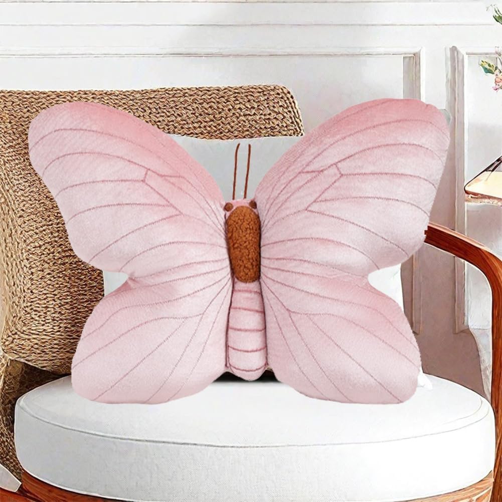 Butterfly Shaped Plush Pillow