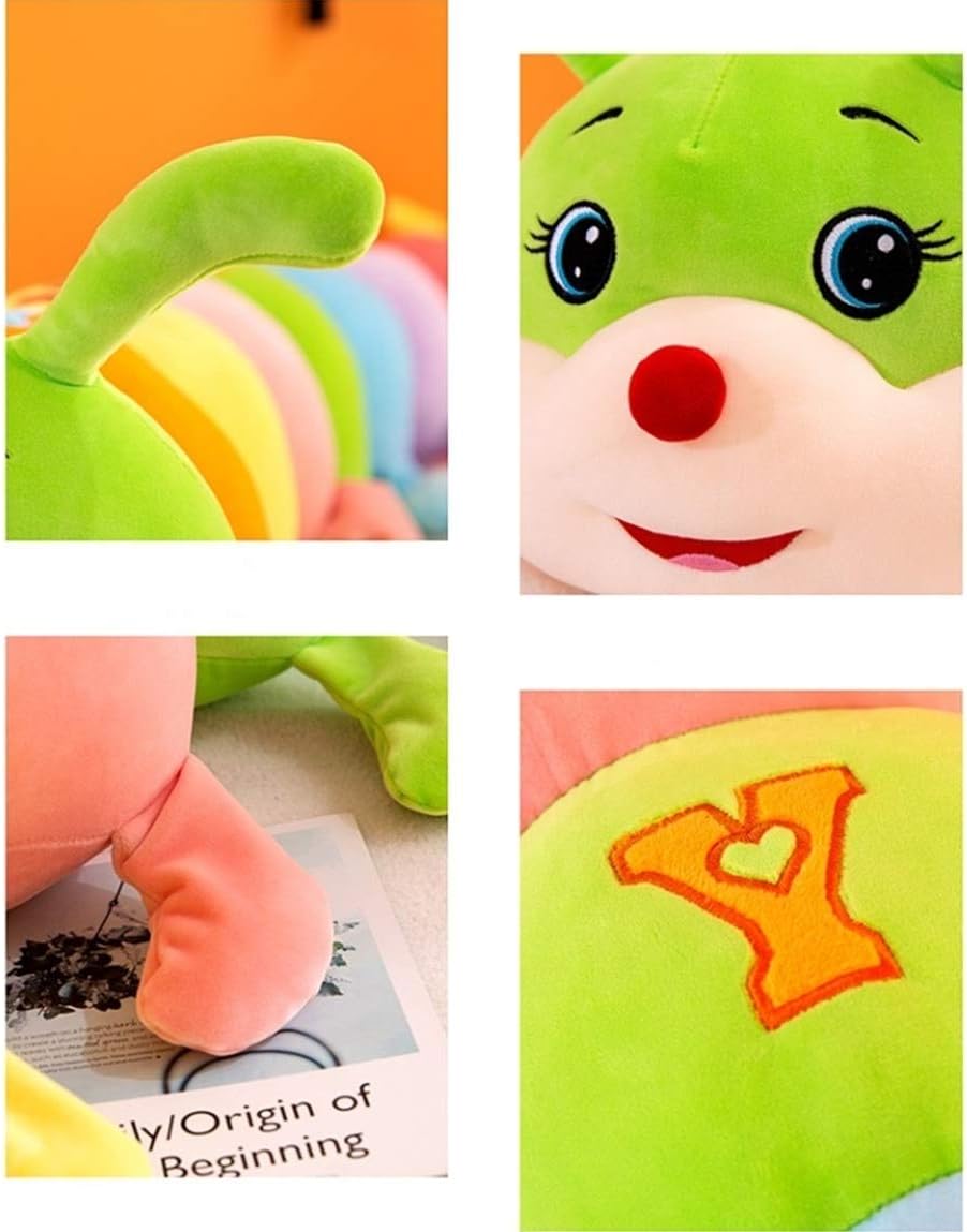 Multicolor Caterpillar Plush Hugging Pillow