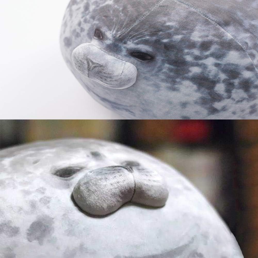 YOZATIA Chubby Seal Pillow Giant Plush Hugging Pillow