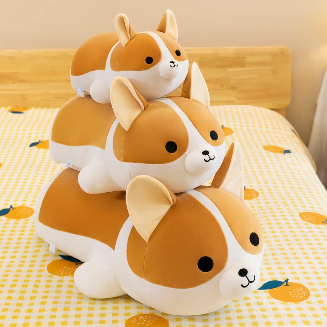 Yeqivo Corgi Plush Pillow Toy 80cm