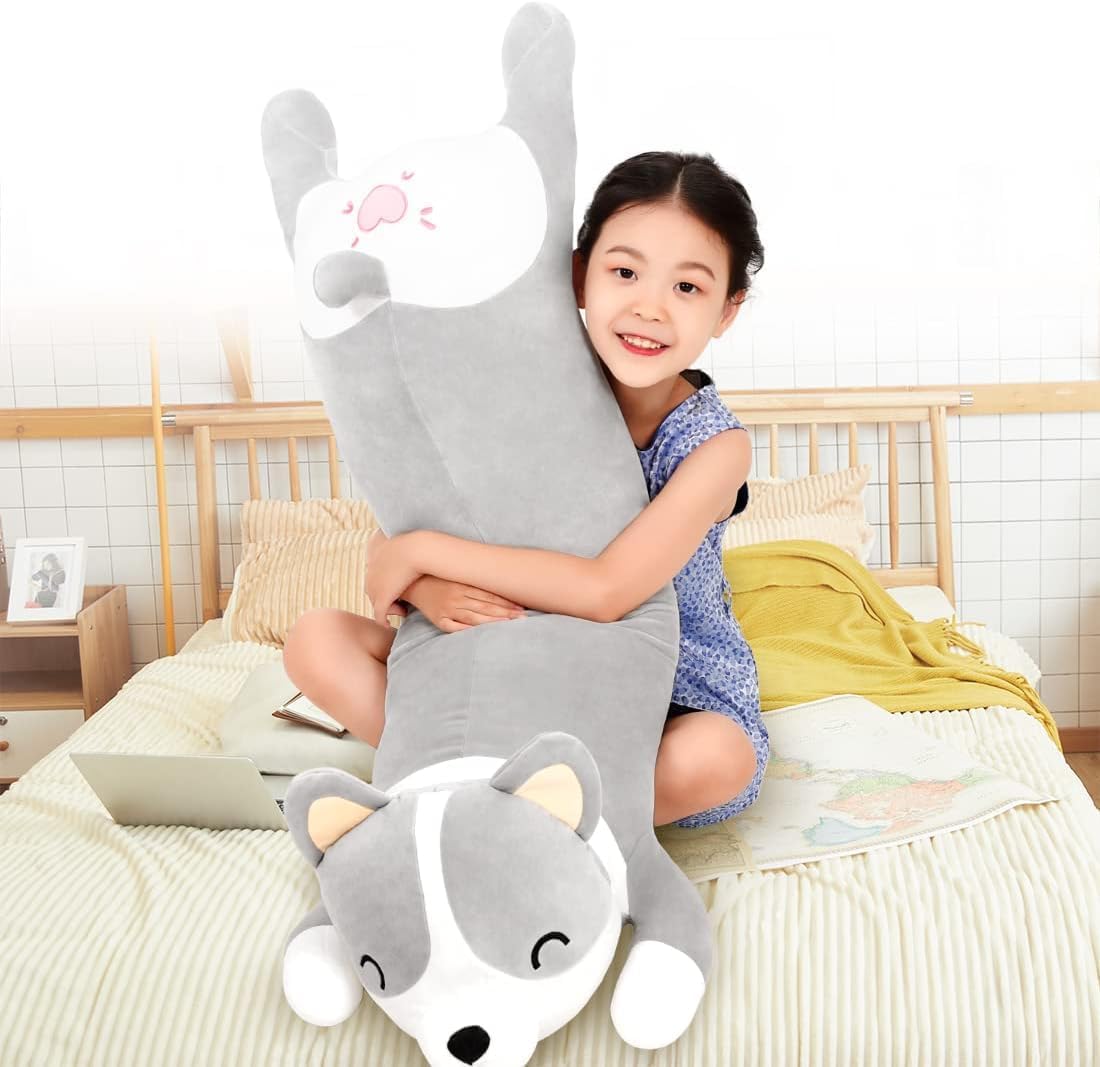 Yeqivo Shiba Inu Plush Pillow for Girls Kids