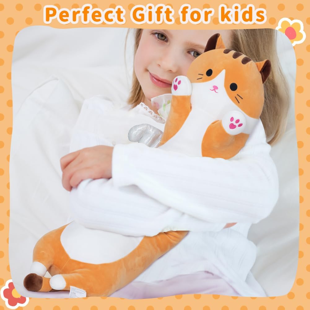 Yeqivo Cute Cat Plush Pillow 50cm
