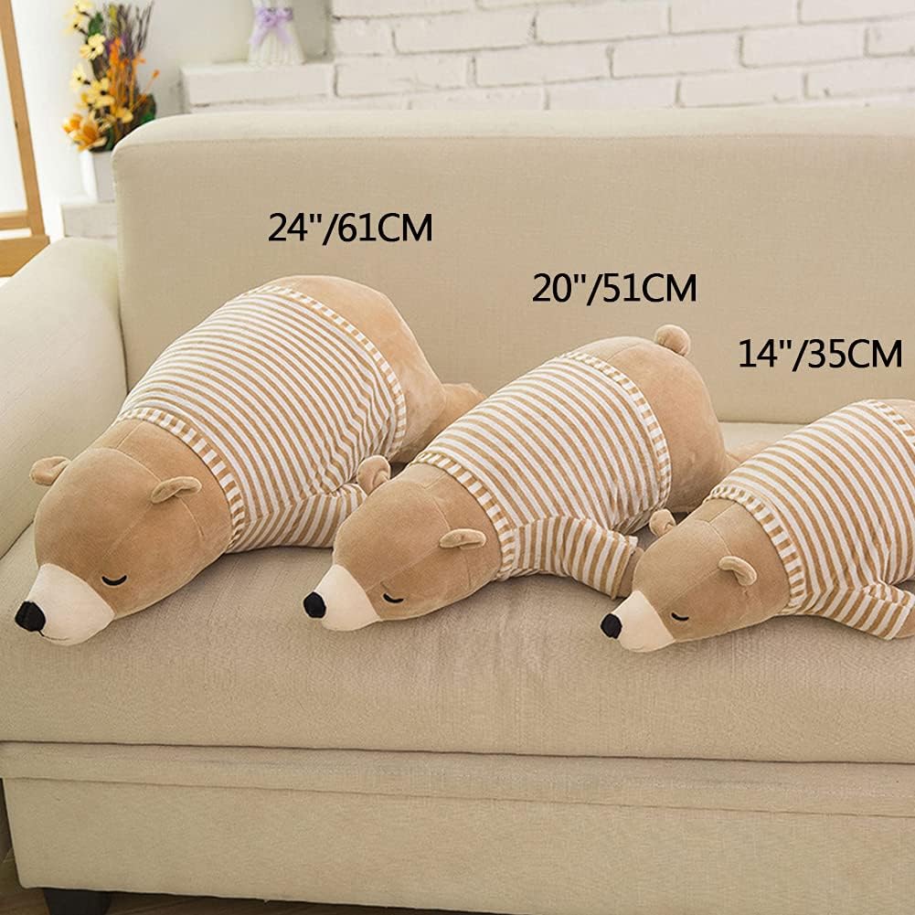 MMTTAO Polar Bear Plush Pillow 14 Inch