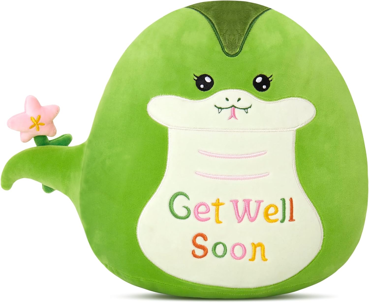 13 Inch Snake Get Well Plush Pillow