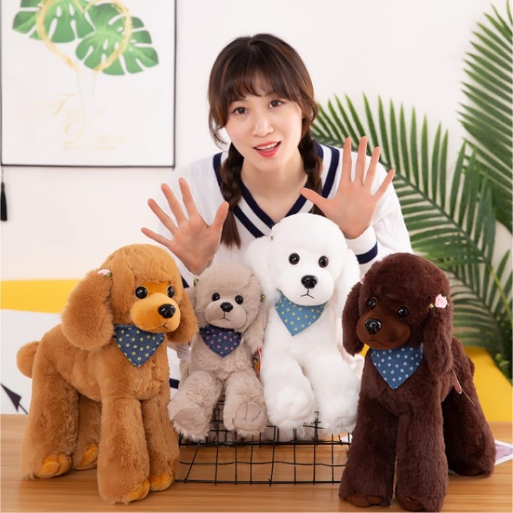 Soft and Cute Poodle Plush Toy 12 Inches