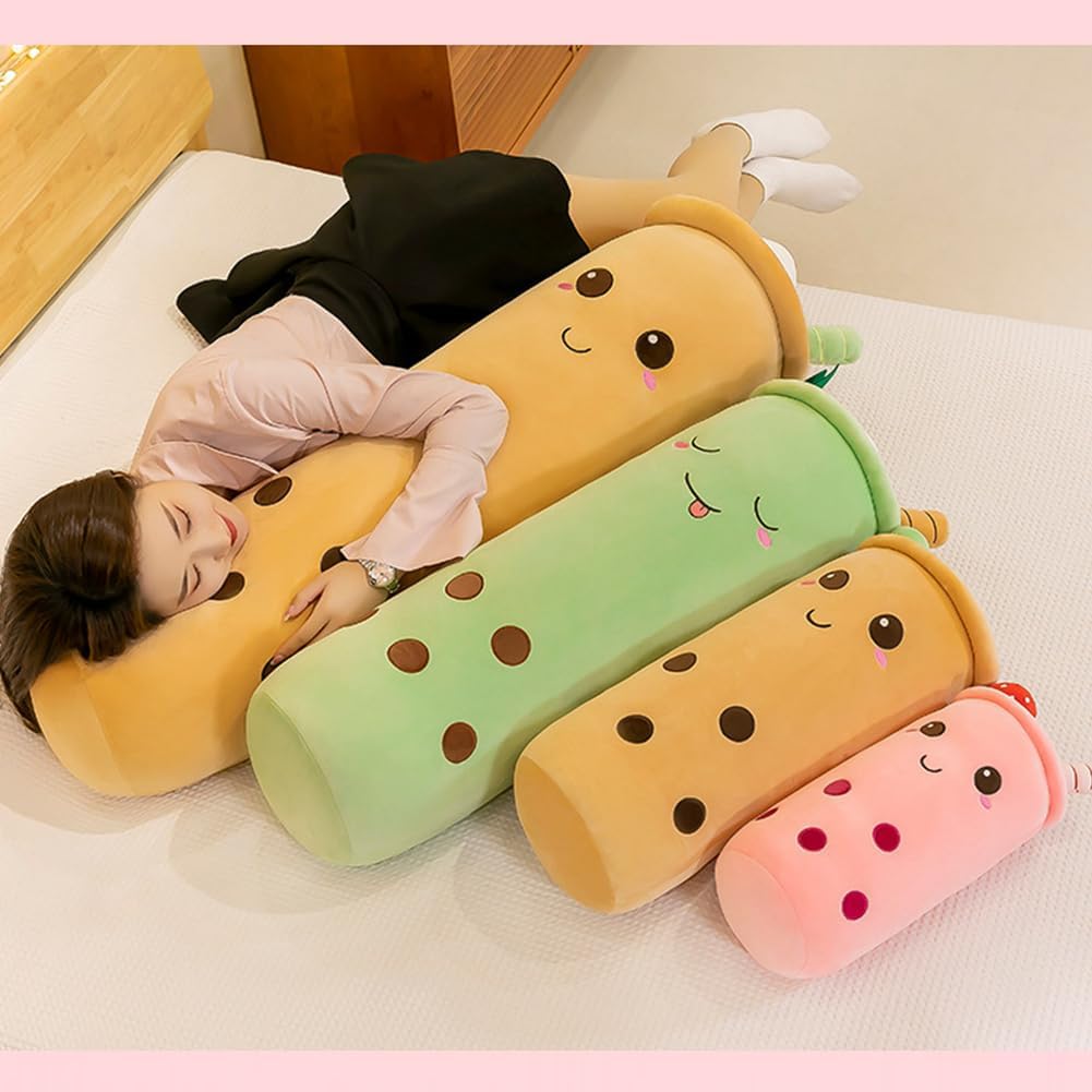 Cute Milk Tea Plush Pillow Toy