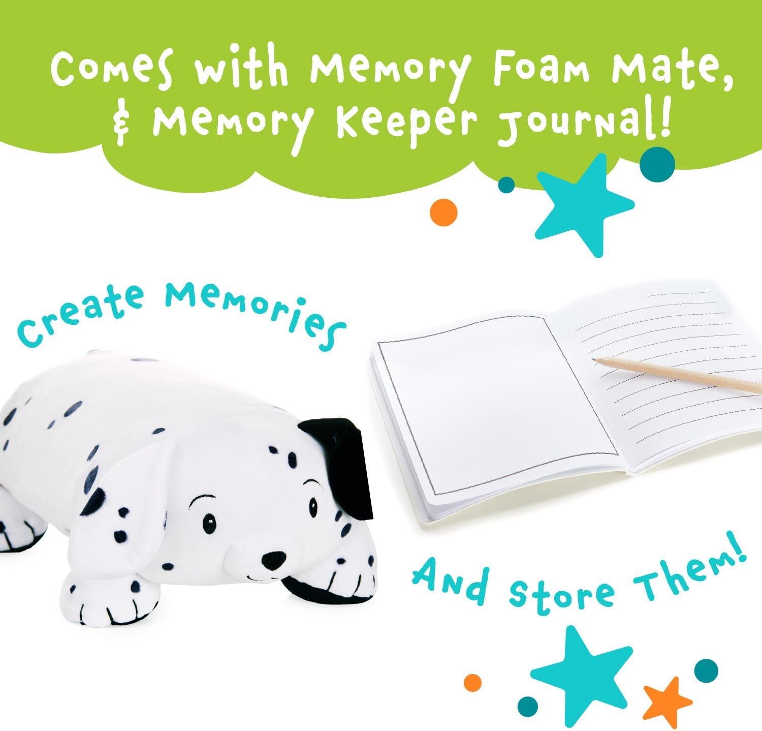 Memory Mates Cuddly Pillow Plush with Belly Pocket