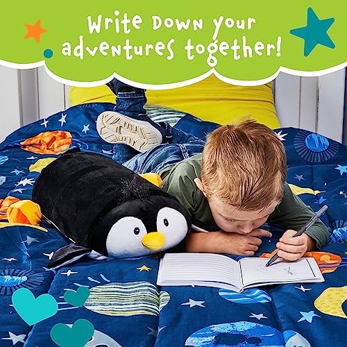 Cuddly Memory Foam Pillow Plush with Journal Pocket