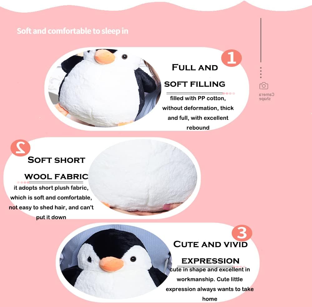 CHELEI2019 138 Inch Penguin Plush Pillow Toy 1