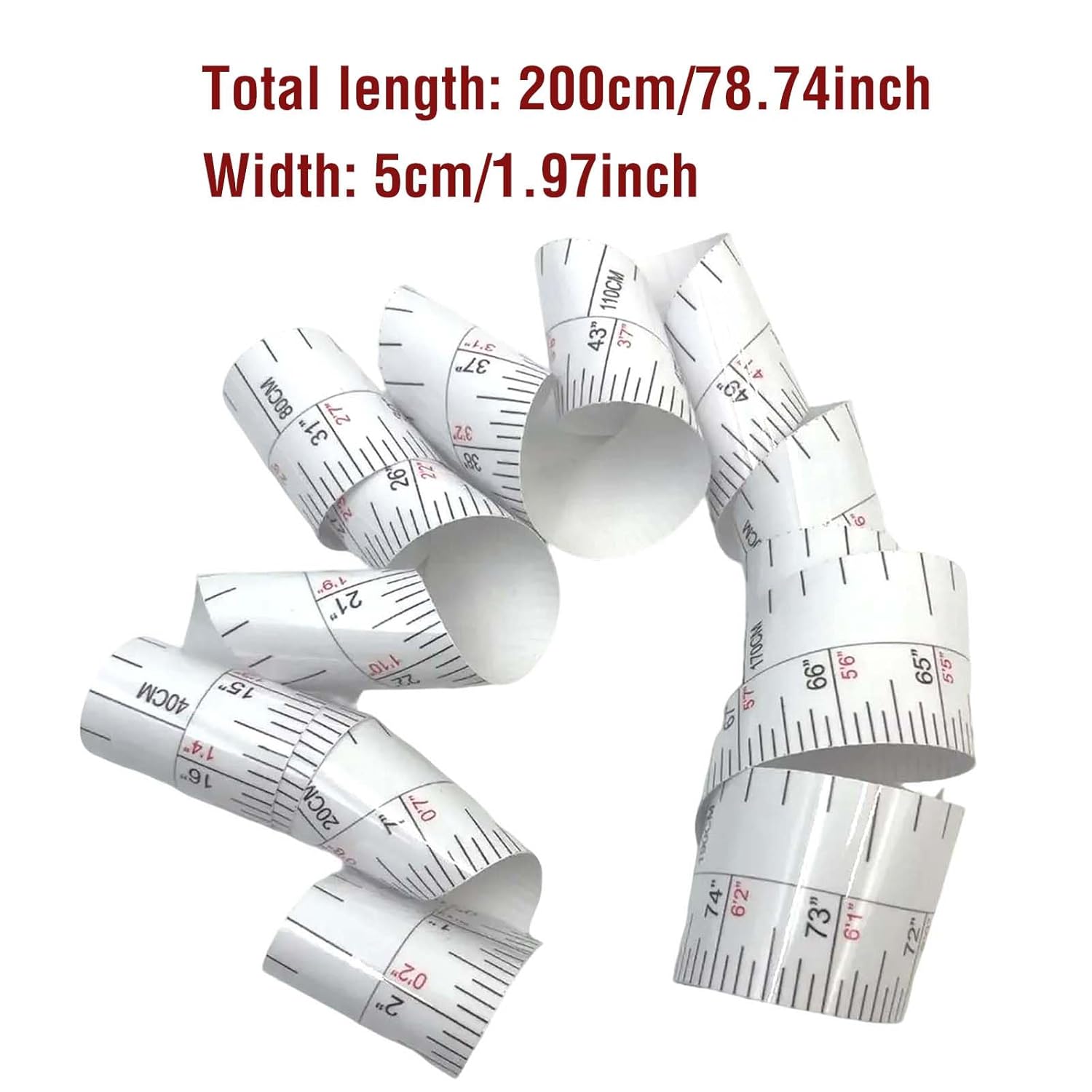 2Pack Height Indicator Tape Ruler for Growth Charts