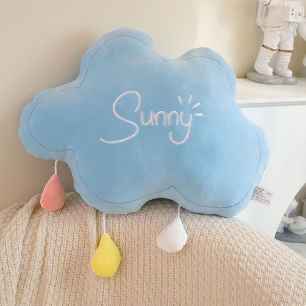 NatureMan Moon Rainbow Cloud Pillow Cushion