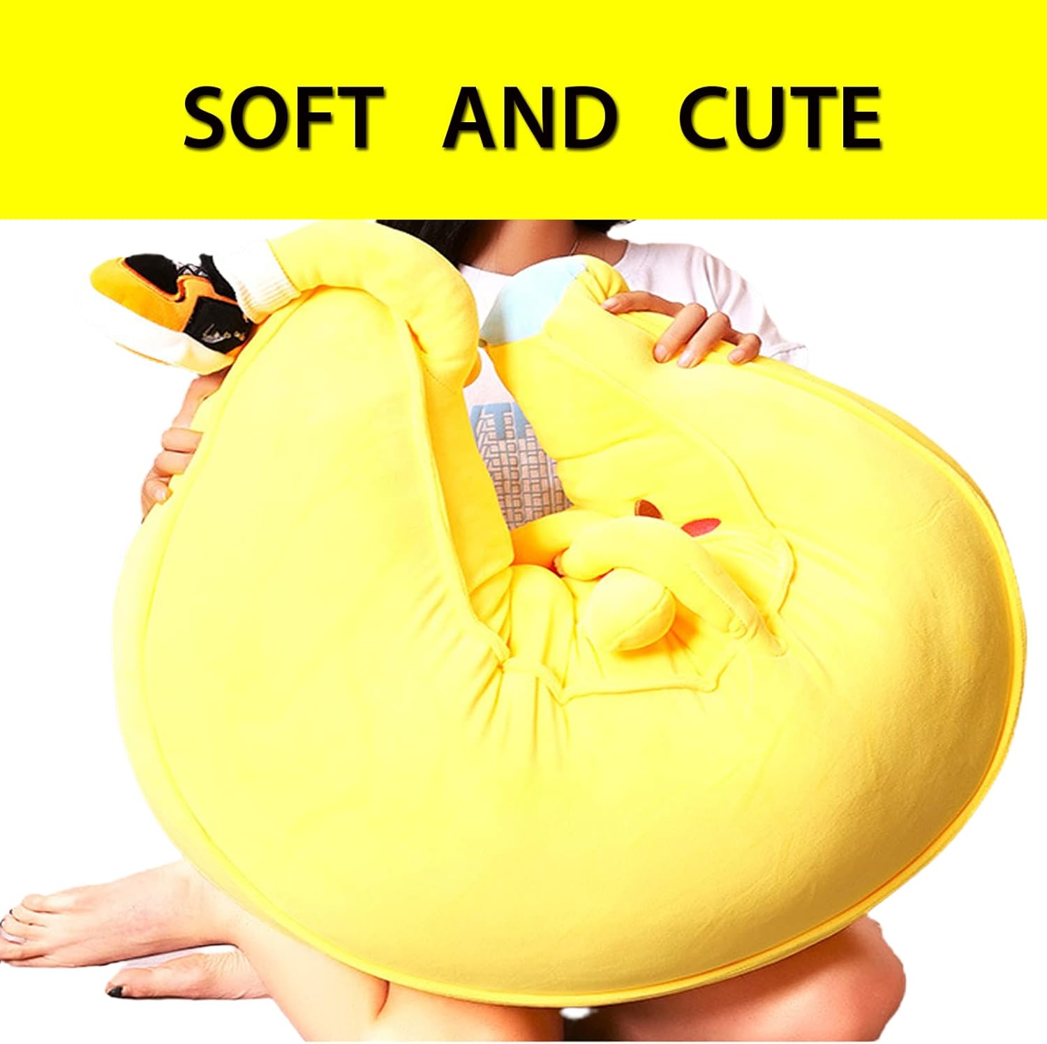 Banana Plush Stuffed Animal Pillow