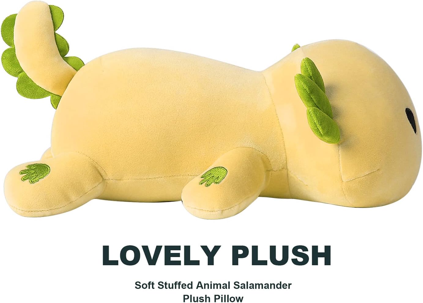 Onsoyours Yellow Axolotl Plush Pillow