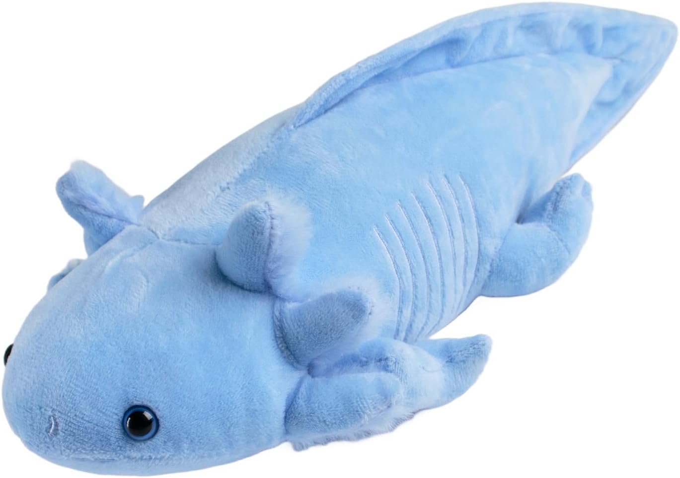 Soft Axolotl Plush Pillow - 19 Inch Blue Cuteness