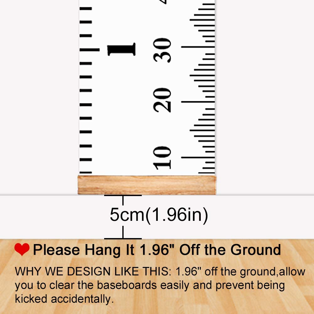 Mibote Baby Growth Chart Wall Decor