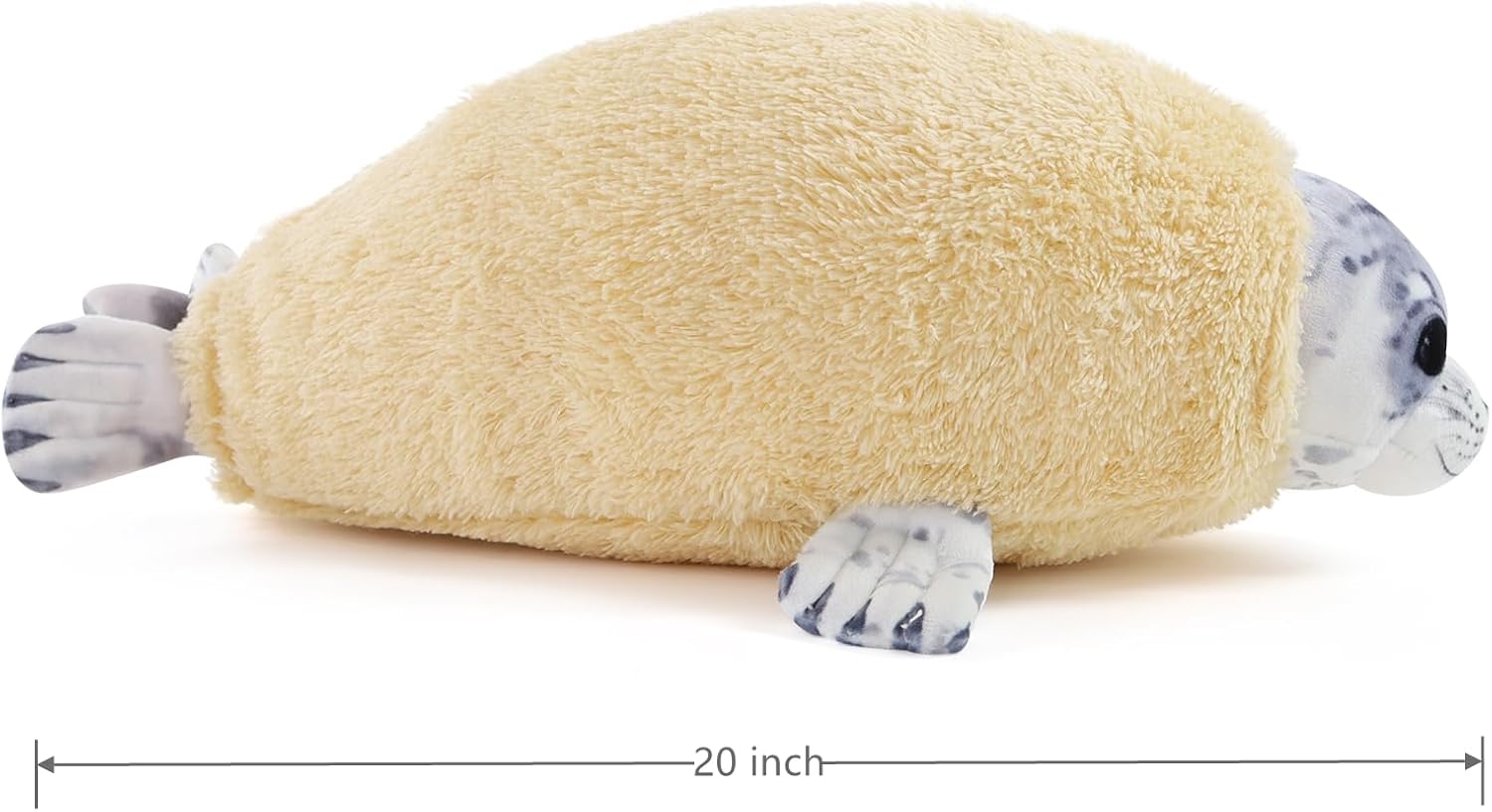 20 Inch Chubby Seal Plush Pillow Toy
