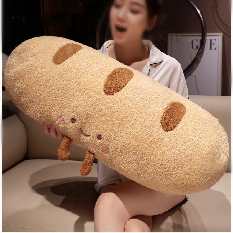 Cute Baguette Bread Plush Throw Pillow