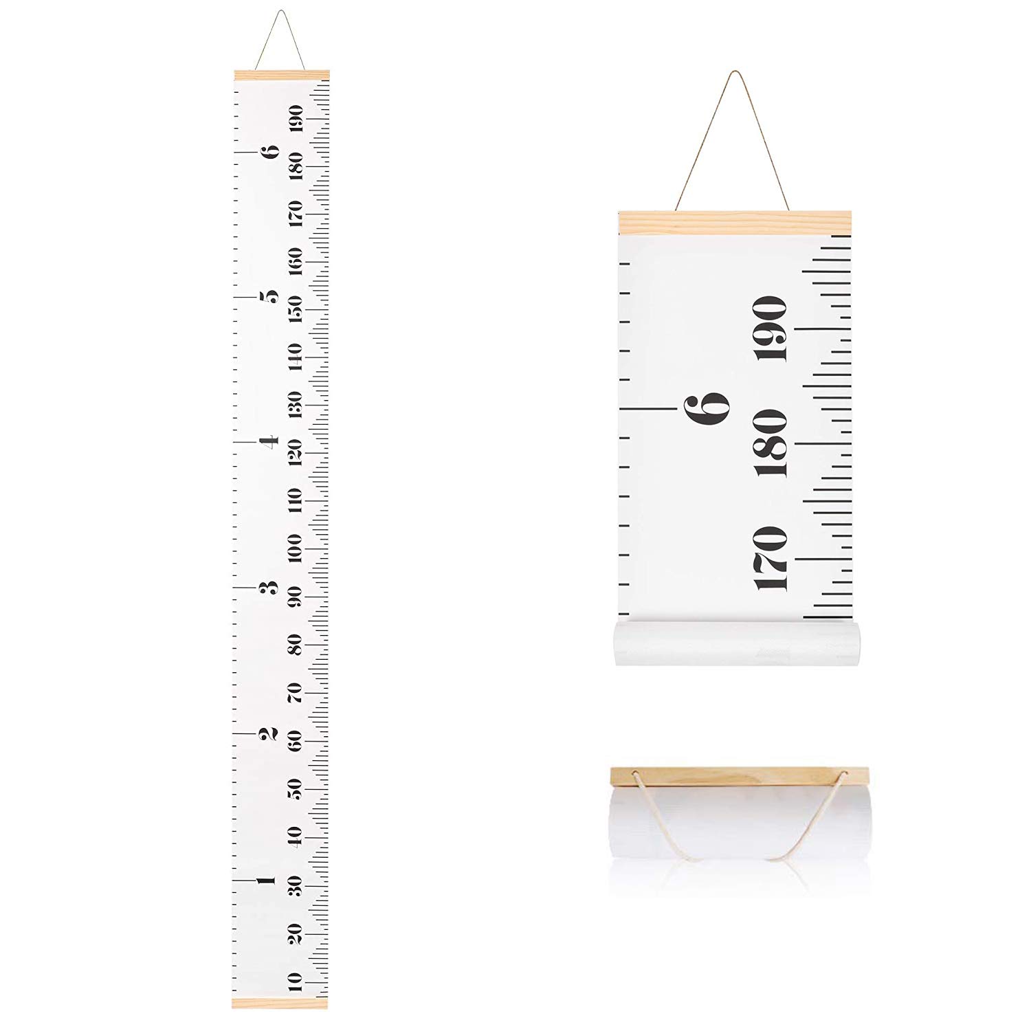 Growth Chart for Kids Wall Ruler with 2 Scales